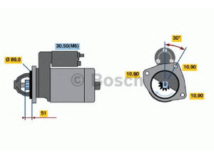 BOSCH 0 001 367 303 starteris 
 Elektros įranga -> Starterio sistema -> Starteris
1516704R, 004 151 58 01, A 004 151 58 01