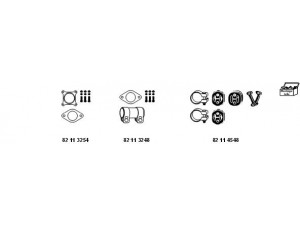 HJS MT-VAG051 išmetimo sistema 
 Išmetimo sistema -> Išmetimo sistema, visa