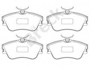 BRECK 21479 00 703 00 stabdžių trinkelių rinkinys, diskinis stabdys 
 Techninės priežiūros dalys -> Papildomas remontas
701698151D, 701698151E