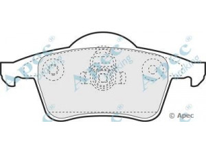 APEC braking PAD1071 stabdžių trinkelių rinkinys, diskinis stabdys 
 Techninės priežiūros dalys -> Papildomas remontas
272399, 2723997, 274334, 30648382