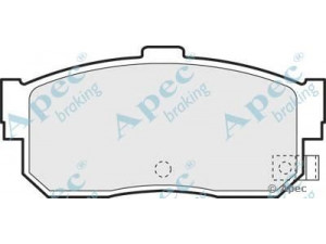 APEC braking PAD784 stabdžių trinkelių rinkinys, diskinis stabdys 
 Techninės priežiūros dalys -> Papildomas remontas
440600N690, 4406031U90, 4406031U92