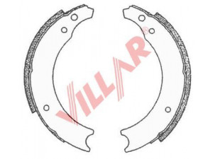 VILLAR 629.0570 stabdžių trinkelių komplektas 
 Techninės priežiūros dalys -> Papildomas remontas
7701005433, 7701201205, 7701201206
