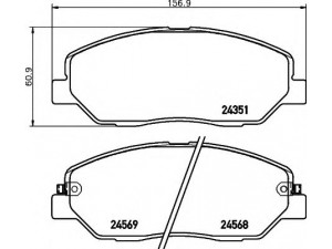 HELLA 8DB 355 012-371 stabdžių trinkelių rinkinys, diskinis stabdys 
 Techninės priežiūros dalys -> Papildomas remontas
48130341A0, 581012BA00, 581012BA10