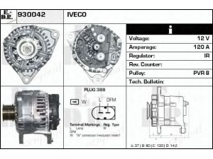 EDR 930042 kintamosios srovės generatorius
2855914, 504071135, 504225815