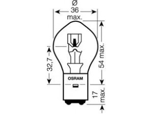 OSRAM 7323 lemputė, prožektorius; lemputė, priekinis žibintas; lemputė, priekinis žibintas; lemputė, prožektorius