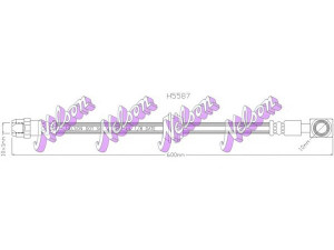 Brovex-Nelson H5587 stabdžių žarnelė 
 Stabdžių sistema -> Stabdžių žarnelės
34321503079, 34106779817, 34306794002