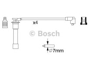 BOSCH 0 986 356 742 uždegimo laido komplektas 
 Kibirkšties / kaitinamasis uždegimas -> Uždegimo laidai/jungtys
B61P-18-140C, B6MC-18-140B