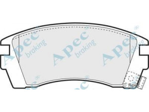 APEC braking PAD808 stabdžių trinkelių rinkinys, diskinis stabdys 
 Techninės priežiūros dalys -> Papildomas remontas
1N013328Z, 1N023328Z, 1N033328Z