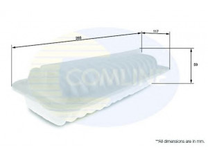 COMLINE CTY12085 oro filtras 
 Techninės priežiūros dalys -> Techninės priežiūros intervalai
17801-0N010, 17801-33040, TA-1277