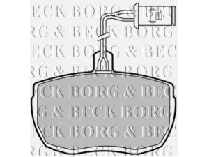 BORG & BECK BBP1320 stabdžių trinkelių rinkinys, diskinis stabdys 
 Techninės priežiūros dalys -> Papildomas remontas