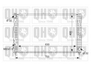 QUINTON HAZELL QER1898 radiatorius, variklio aušinimas 
 Aušinimo sistema -> Radiatorius/alyvos aušintuvas -> Radiatorius/dalys
4B0 121 251K, 8D0 121 251N, 8D0 121 251N