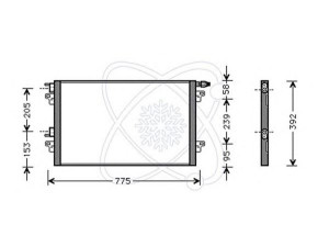ELECTRO AUTO 30R0053 kondensatorius, oro kondicionierius
8200008763, 8200152728