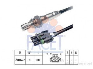 FACET 10.7264 lambda jutiklis 
 Išmetimo sistema -> Jutiklis/zondas
77 00 854 506, 77 00 867 295, 77 00 870 318