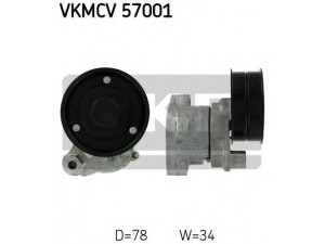 SKF VKMCV 57001 įtempiklio skriemulys, V formos rumbuotas diržas 
 Diržinė pavara -> V formos rumbuotas diržas/komplektas -> Įtempiklio skriemulys
1449133, 1736724