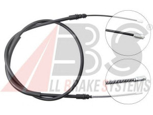A.B.S. K11756 trosas, stovėjimo stabdys 
 Stabdžių sistema -> Valdymo svirtys/trosai
4745.H7, 4745.J1, 4745.T4, 96209110