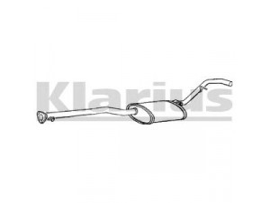 KLARIUS GM114J vidurinis duslintuvas 
 Išmetimo sistema -> Duslintuvas
852955, 90443889, 90448106, 852955