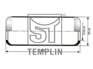 ST-TEMPLIN 04.060.6006.490 dėklas, pneumatinė pakaba
411 627