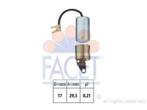 FACET 0.0267 kondensatorius, uždegimas 
 Kibirkšties / kaitinamasis uždegimas -> Degimo skirstytuvas/dalys
12 12 235, 90 01 0697, 3277856-5