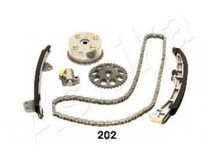 ASHIKA KCK202V pavaros grandinės komplektas 
 Variklis -> Variklio uždegimo laiko reguliavimo kontrolė -> Sinchronizavimo grandinė/įtempiklis/kreiptuvas -> Pavaros grandinės komplektas
13050-21041, 13506-21020, 13523-22020