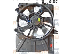 HELLA 8EW 351 041-411 ventiliatorius, radiatoriaus 
 Aušinimo sistema -> Oro aušinimas
25380-1C250