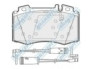 APEC braking PD3216 stabdžių trinkelių rinkinys, diskinis stabdys 
 Techninės priežiūros dalys -> Papildomas remontas