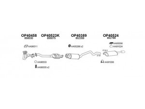 VENEPORTE 770145 išmetimo sistema 
 Išmetimo sistema -> Išmetimo sistema, visa