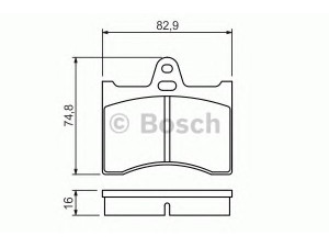 BOSCH 0 986 463 890 stabdžių trinkelių rinkinys, diskinis stabdys 
 Techninės priežiūros dalys -> Papildomas remontas
4251 29, 5 462 429, 95 462 429
