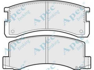 APEC braking PAD637 stabdžių trinkelių rinkinys, diskinis stabdys 
 Techninės priežiūros dalys -> Papildomas remontas
0446514140, 0446614140
