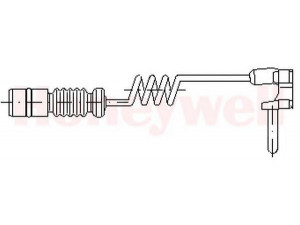 BENDIX 581368 įspėjimo kontaktas, stabdžių trinkelių susidėvėjimas 
 Stabdžių sistema -> Susidėvėjimo indikatorius, stabdžių trinkelės
2025400717