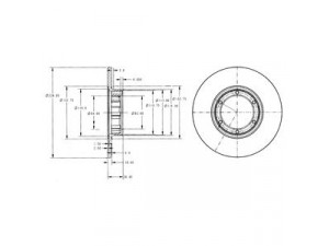 DELPHI BG2071 stabdžių diskas 
 Stabdžių sistema -> Diskinis stabdys -> Stabdžių diskas
2677 502 515, 2677 509 150, 7700 502 515