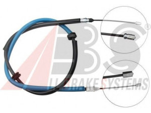 A.B.S. K17248 trosas, stovėjimo stabdys 
 Stabdžių sistema -> Valdymo svirtys/trosai
8200 694 022, 8200042065