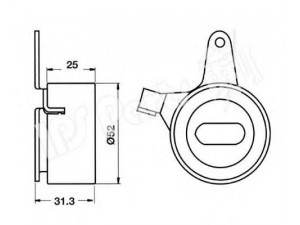 IPS Parts ITB-6341 įtempiklis, paskirstymo diržas
B660-12-700B, B660-12-700C, B660-12-700D