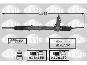 SASIC 7006060 vairo pavara 
 Vairavimas -> Vairo pavara/siurblys
46764842, 51820707