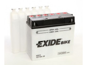 EXIDE 12Y16A-3B starterio akumuliatorius; starterio akumuliatorius 
 Elektros įranga -> Akumuliatorius