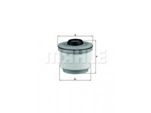KNECHT KX 268D kuro filtras 
 Techninės priežiūros dalys -> Papildomas remontas
1860400021, 2330087317, 233900L010