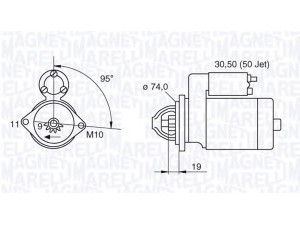 MAGNETI MARELLI 063280048010 starteris 
 Elektros įranga -> Starterio sistema -> Starteris
28100-0D090, 28100-0D180, MS428000-0690