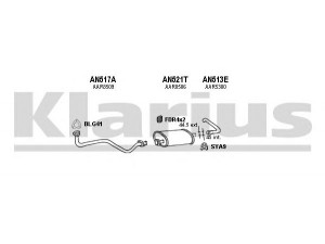 KLARIUS 160368U išmetimo sistema