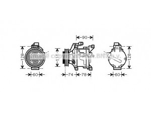 AVA QUALITY COOLING TOK450 kompresorius, oro kondicionierius 
 Oro kondicionavimas -> Kompresorius/dalys
8831052421, 8832052080