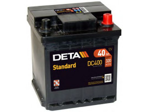 DETA DC400 starterio akumuliatorius; starterio akumuliatorius 
 Elektros įranga -> Akumuliatorius
4G0 915 105 G, 8200253387, 000915105DA