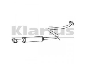 KLARIUS DN344C vidurinis duslintuvas 
 Išmetimo sistema -> Duslintuvas
2003065Y01, 2003065Y05, 2003065Y06