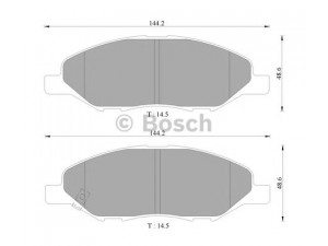 BOSCH 0 986 AB9 147 stabdžių trinkelių rinkinys, diskinis stabdys 
 Techninės priežiūros dalys -> Papildomas remontas
41060 AX085, AY040 NS133, AY040 NS142