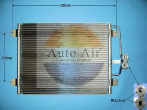 AUTO AIR GLOUCESTER 16-1276 kondensatorius, oro kondicionierius 
 Oro kondicionavimas -> Kondensatorius
7700425843, 7700432392, 8200029471