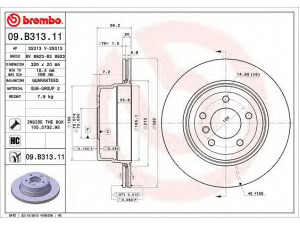 BREMBO 09.B313.11 stabdžių diskas 
 Dviratė transporto priemonės -> Stabdžių sistema -> Stabdžių diskai / priedai
34216763345