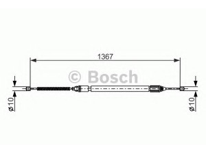 BOSCH 1 987 477 640 trosas, stovėjimo stabdys 
 Stabdžių sistema -> Valdymo svirtys/trosai
77 00 424 469, 77 00 846 155