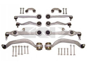 SPIDAN 40007 pakabos komplektas 
 Ašies montavimas/vairavimo mechanizmas/ratai -> Valdymo svirtis/pasukamosios svirties sujungimas -> Vairo trauklės (valdymo svirtis, išilginis balansyras, diago
4D0 407 151 A S2, 4D0 407 151 B S2