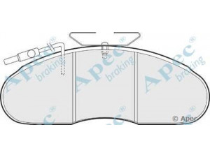 APEC braking PAD838 stabdžių trinkelių rinkinys, diskinis stabdys 
 Techninės priežiūros dalys -> Papildomas remontas
06905294-1, 069052941, 69052940
