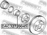 FEBEST DAC32720045 rato guolis 
 Ašies montavimas/vairavimo mechanizmas/ratai -> Rato stebulė/montavimas -> Rato guolis
90363-32035
