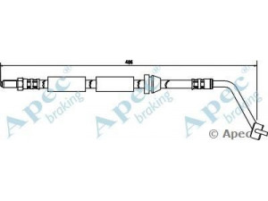 APEC braking HOS3304 stabdžių žarnelė
6535451