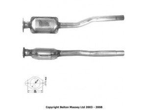 BM CATALYSTS BM90028H katalizatoriaus keitiklis 
 Išmetimo sistema -> Katalizatoriaus keitiklis
3698258, 7700411757, 7700427341