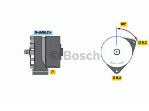 BOSCH 0 120 489 065 kintamosios srovės generatorius 
 Elektros įranga -> Kint. sr. generatorius/dalys -> Kintamosios srovės generatorius